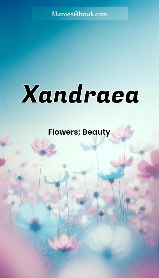 Xandraea name and meaning