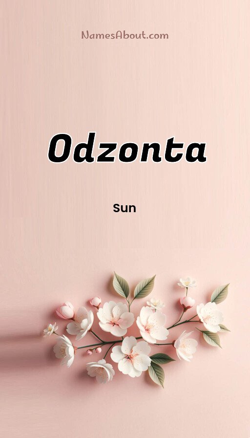 Meaning of Odzonta