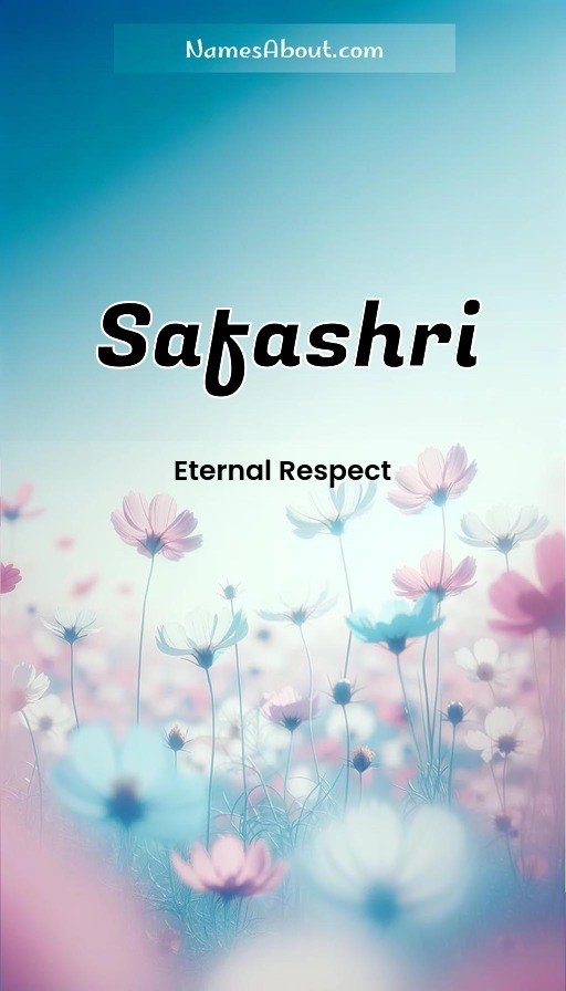 Meaning of Safashri