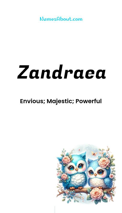 Zandraea name meaning, Meaning of Zandraea, Zandraea name origin, Zandraea name personality, Zandraea name numerology, Zandraea name significance, Zandraea name lucky number, Zandraea name traits, Popularity of Zandraea name, Spiritual meaning of Zandraea, Unique name Zandraea meaning