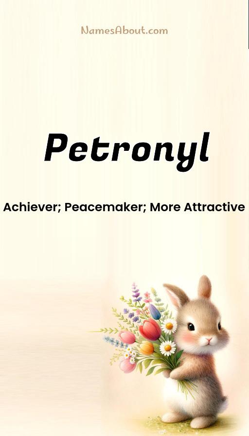 Petronyl name and meaning