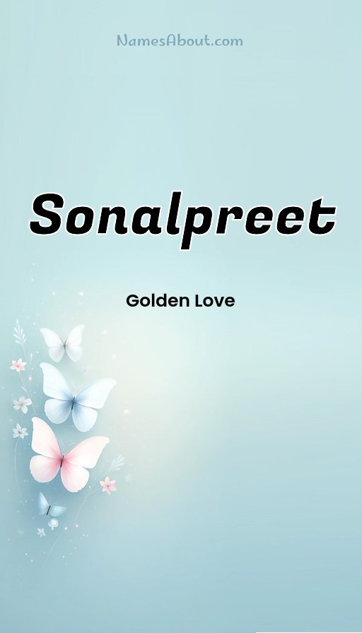 Meaning of Sonalpreet