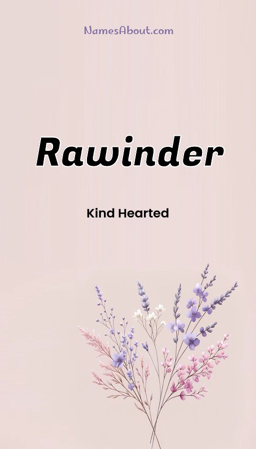 Meaning of Rawinder