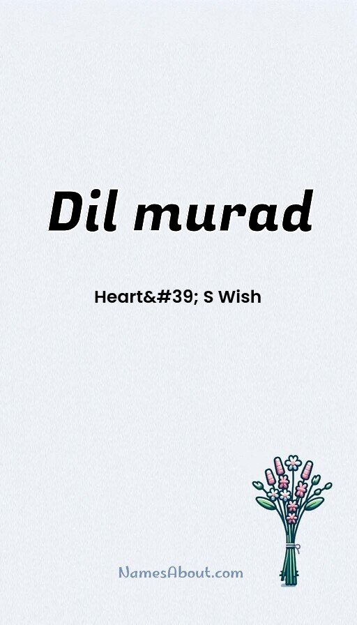 Meaning of Dil murad