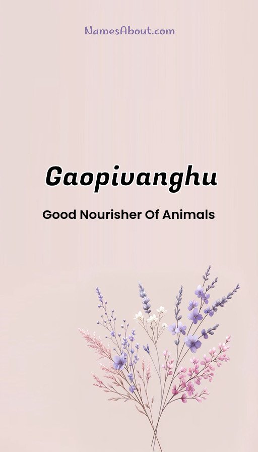 Meaning of Gaopivanghu