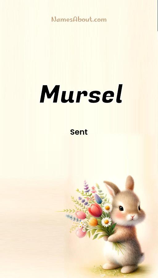 Mursel name and meaning