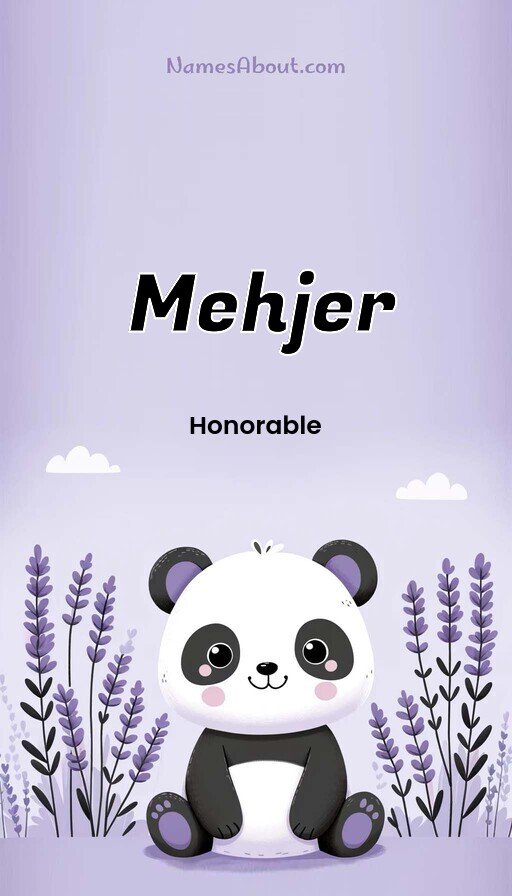 Meaning of Mehjer