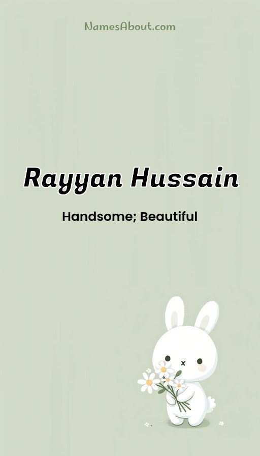 Meaning of Rayyan Hussain