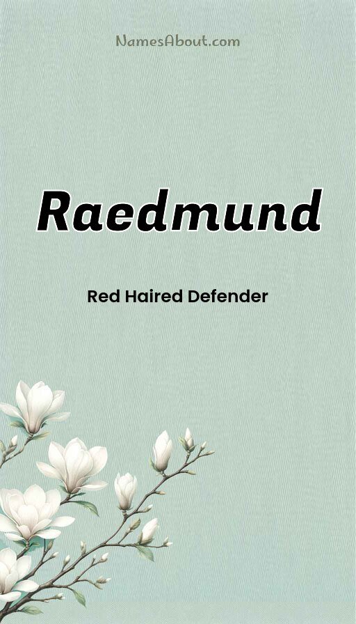 Meaning of Raedmund