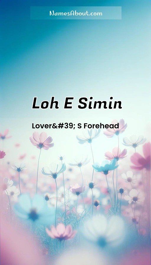 Meaning of Loh E Simin