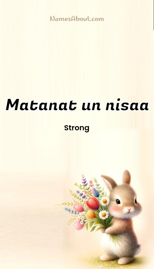 Meaning of Matanat un nisaa