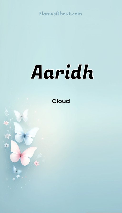 Meaning of Aaridh