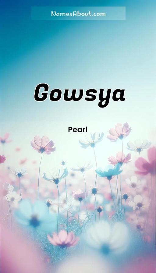 Illustration of Gowsya