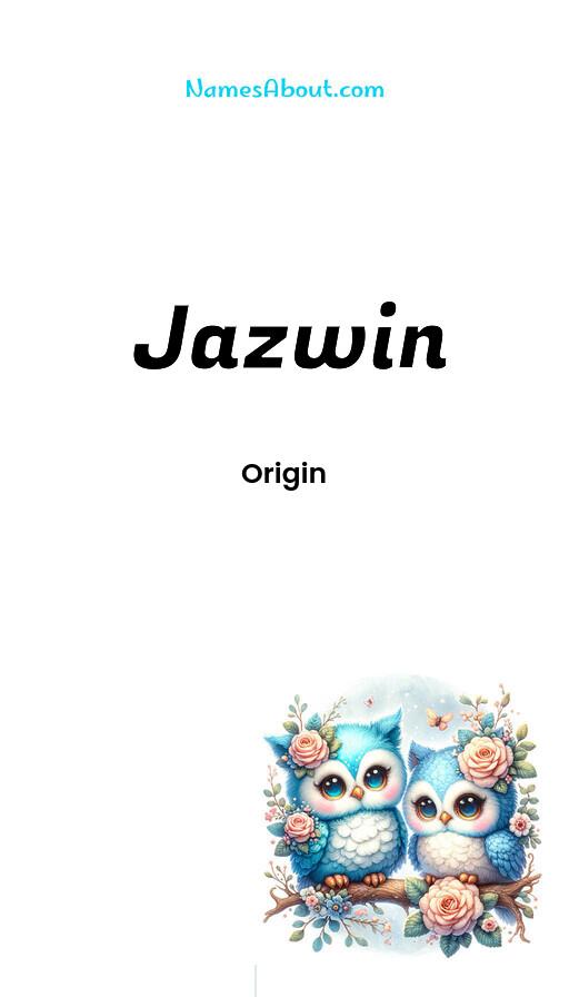 Jazwin name and meaning