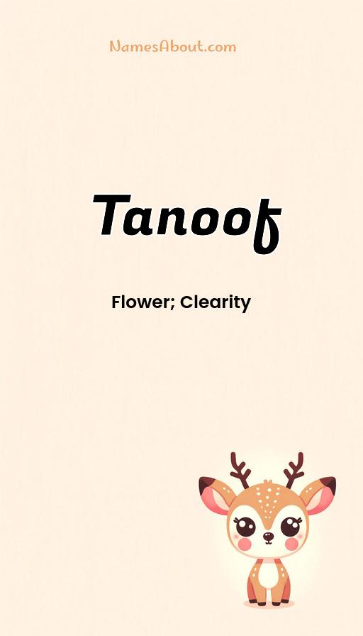 Tanoof name and meaning