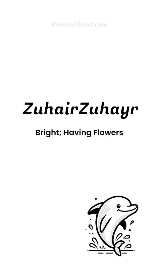 ZuhairZuhayr name and meaning