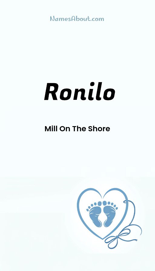 Meaning of Ronilo