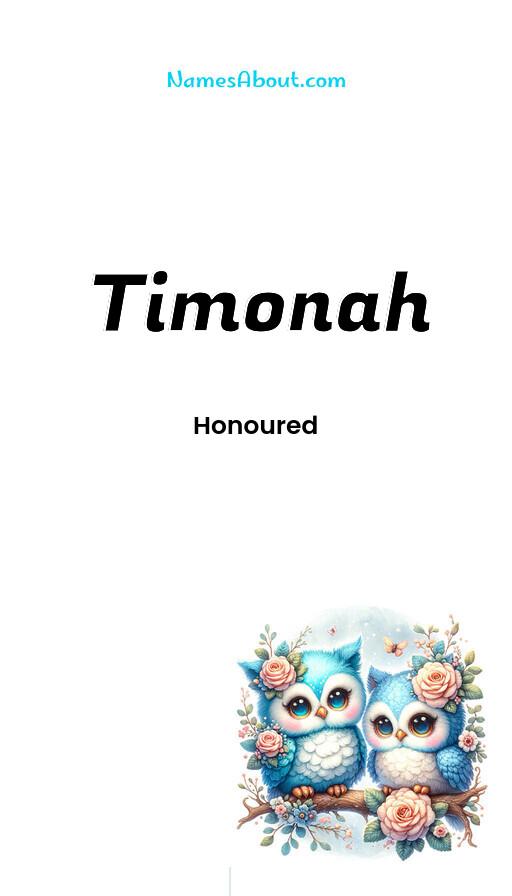 Timonah name and meaning