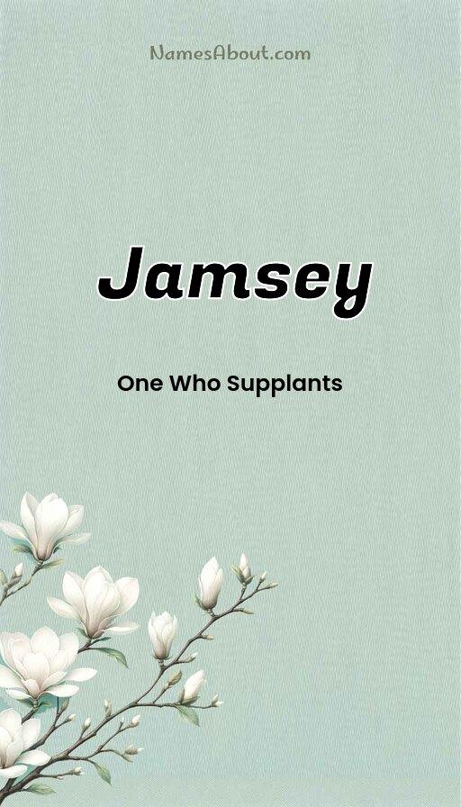 Jamsey name and meaning