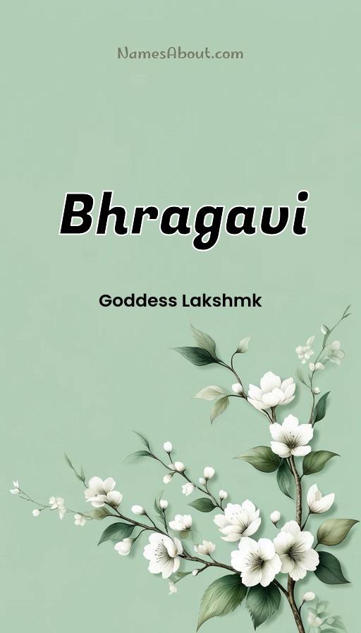 Bhragavi name and meaning