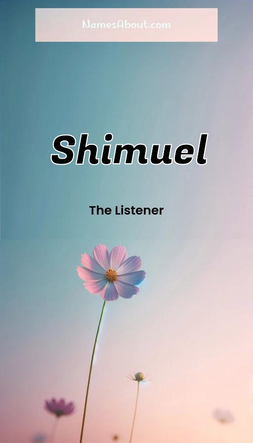 Shimuel name and meaning