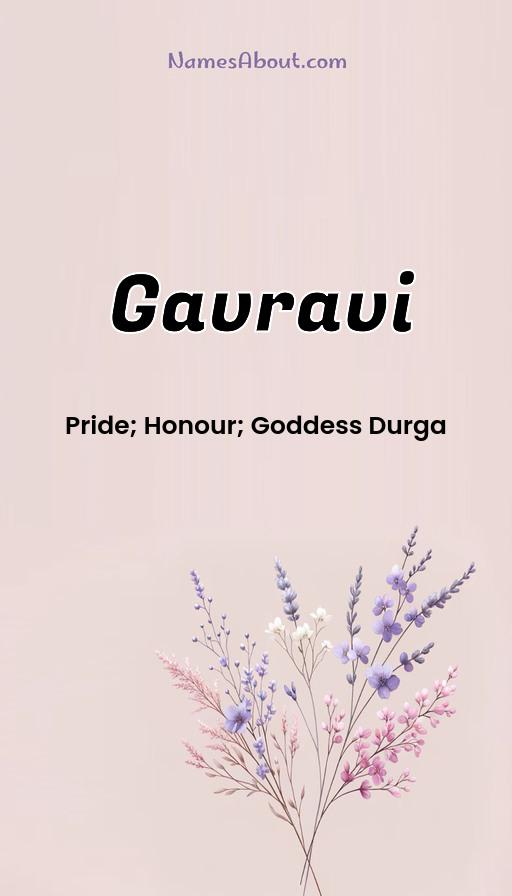 Gavravi name and meaning