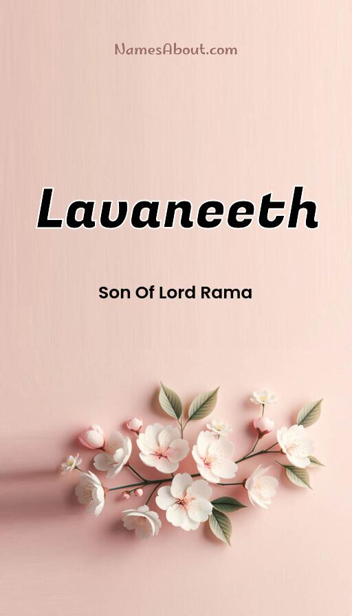 Lavaneeth name and meaning