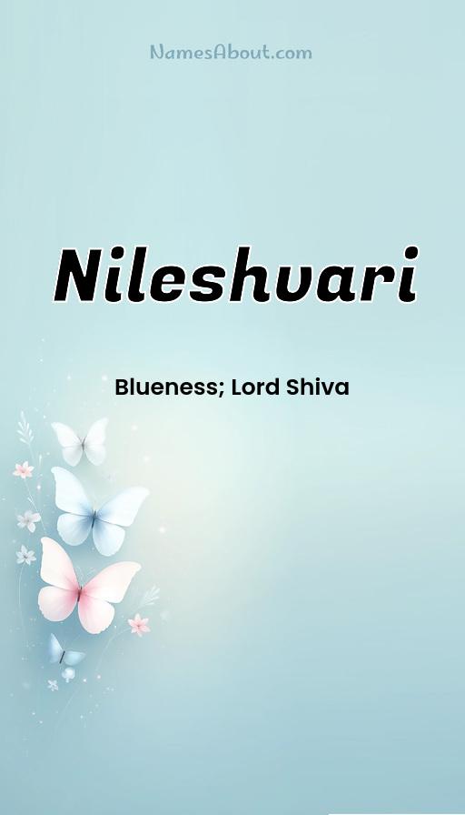 Nileshvari name and meaning