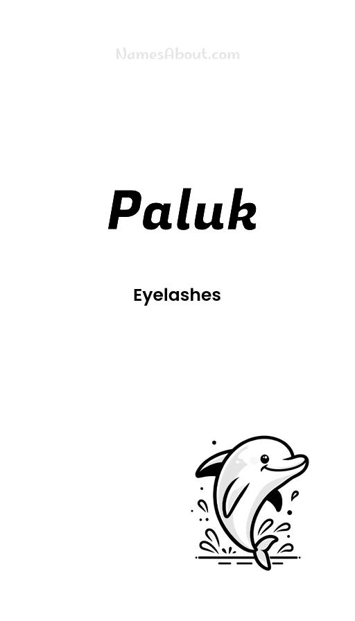 Paluk name and meaning