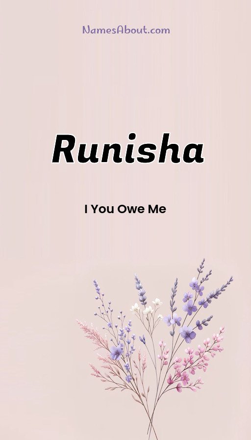 Meaning of Runisha