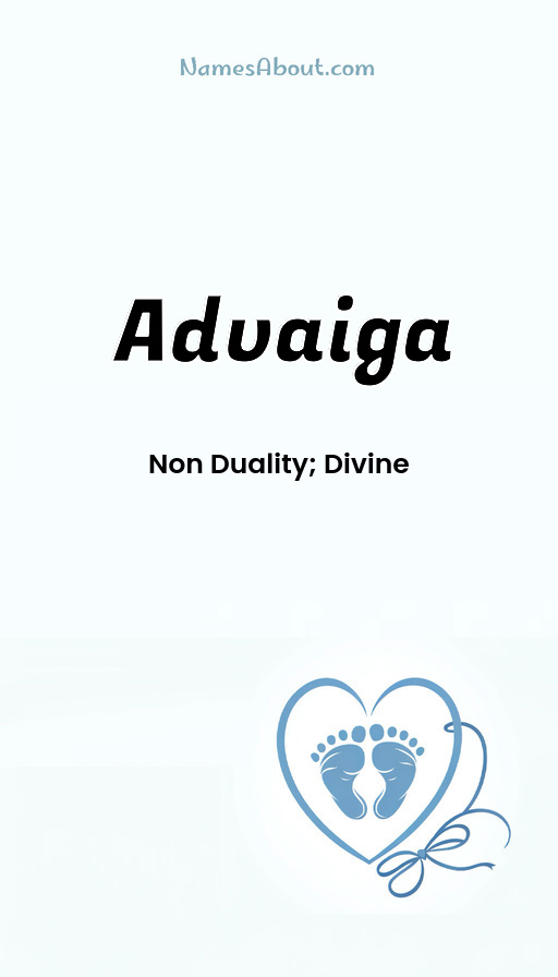 Meaning of Advaiga