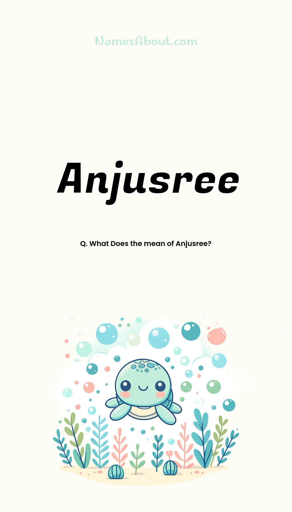 Anjusree name and meaning