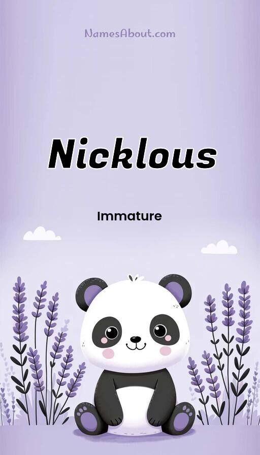 Nicklous name and meaning