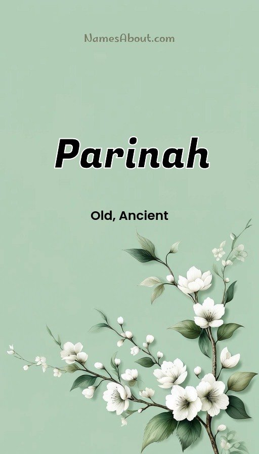 Meaning of Parinah