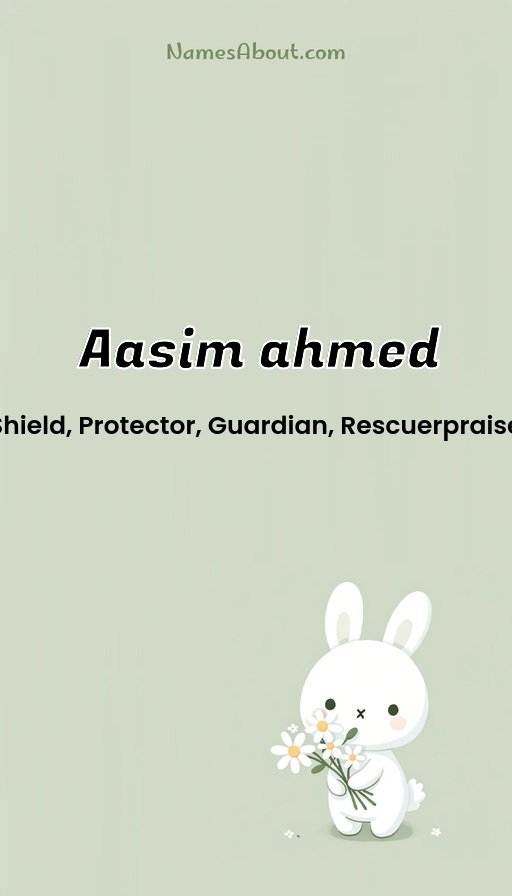 Meaning of Aasim ahmed