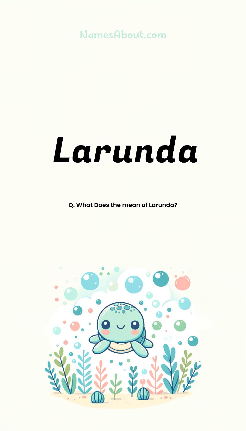 Larunda name and meaning