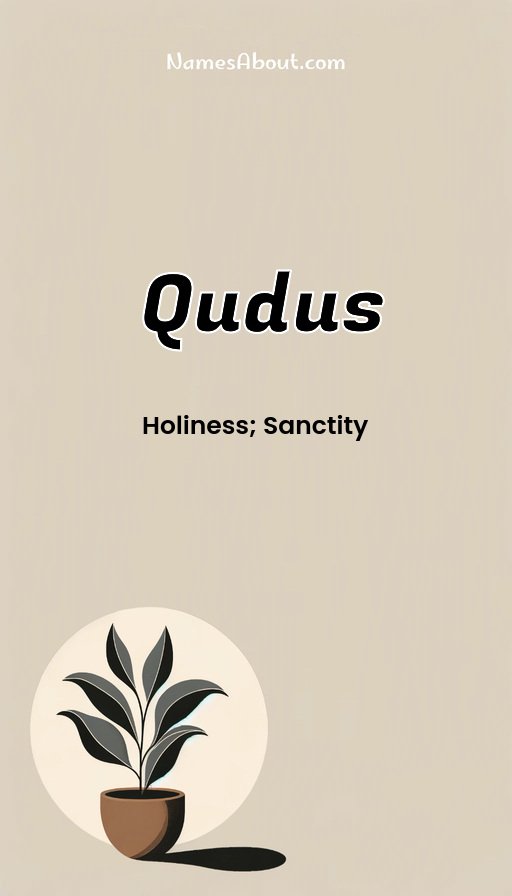 Meaning of Qudus