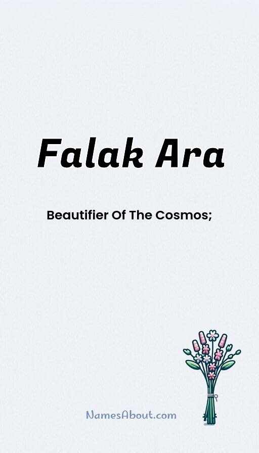 Meaning of Falak Ara