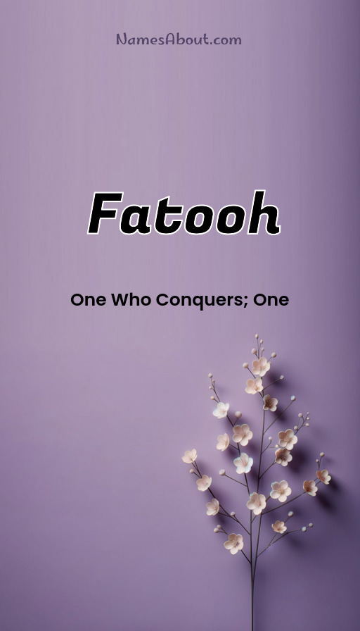 Meaning of Fatooh