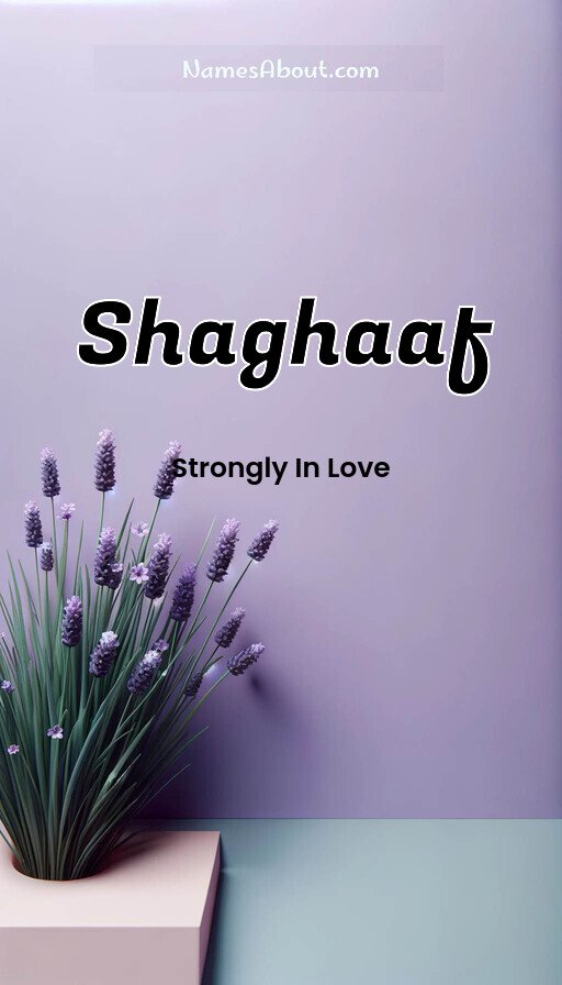 Meaning of Shaghaaf