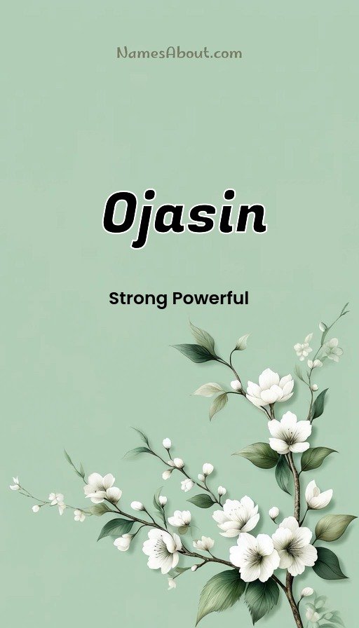 Meaning of Ojasin