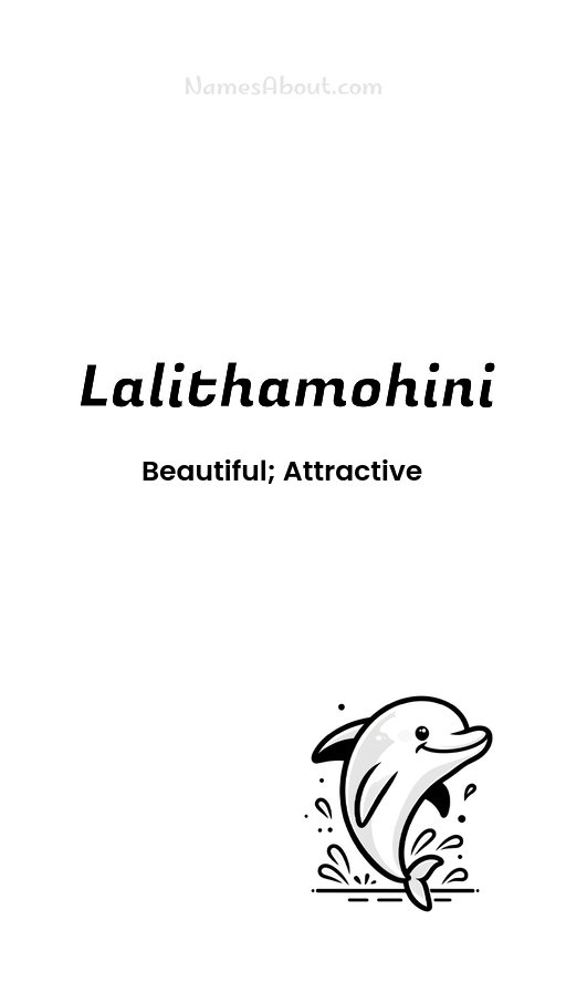 Meaning of Lalithamohini