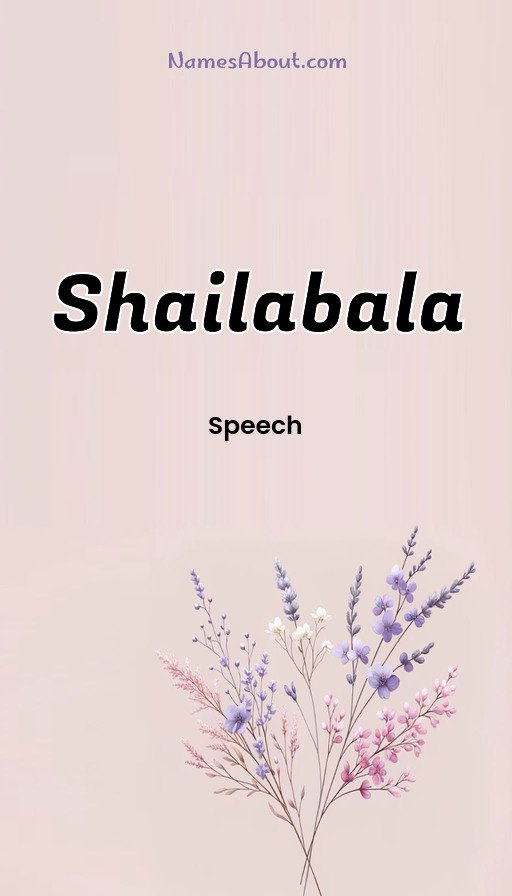 Meaning of Shailabala