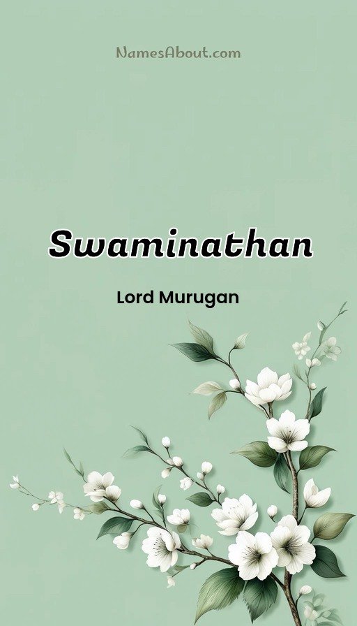 Meaning of Swaminathan