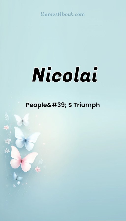 Meaning of Nicolai