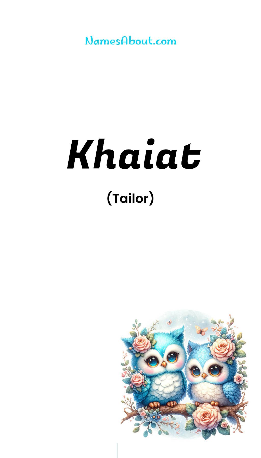 Khaiat name and meaning