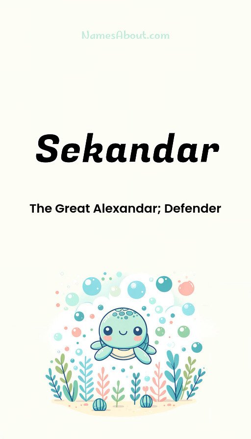 Meaning of Sekandar