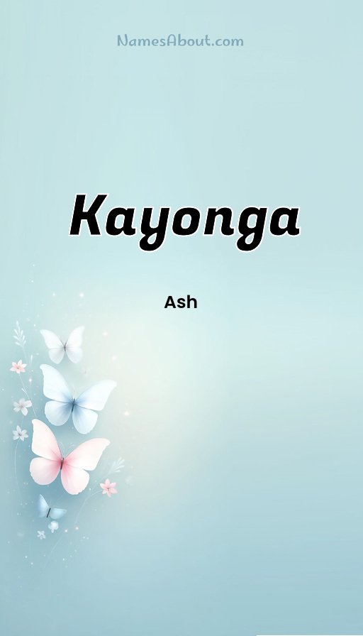 Meaning of Kayonga