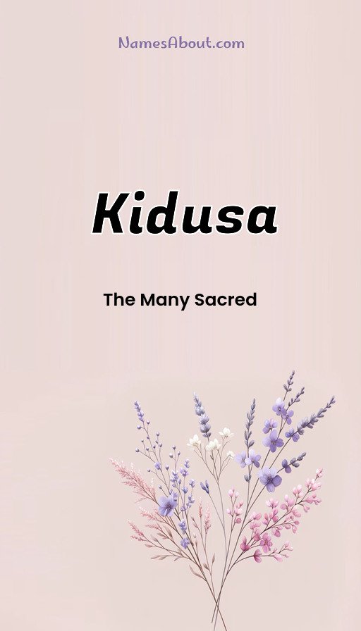 Meaning of Kidusa