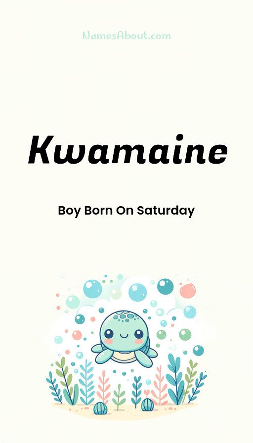 Meaning of Kwamaine